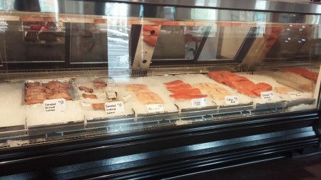 Walleye, Chinook salmon, catfish, sockeye salmon, sturgeon, smoked fish, homemade fish dip and soups are ready for you to come pick up and take home!